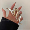 Metal clip wave pearl gold