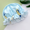 Blue pineapple / free size + small size [0-5 months head circumference 30-40cm]