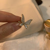 Left butterfly ear clip