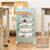 Blue - no drawer with wheels