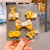 3# yellow plaid bow-