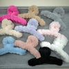Plush grab clip mixed colors