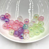 Burst partial hole beads - color mixing
