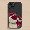 Dirty strawberry bear-black / universal for iphone x/xs