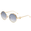 Gold frame gradient gray