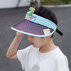 8# light blue dinosaur (color-changing brim) / one size fits all