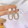 Oval color-preserving gold and silver needles