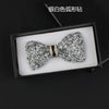 Flat angle silver white curved diamond gift box
