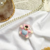 Transparent bracket-collision bear-pink