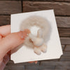 4-a17 beige flocking rabbit
