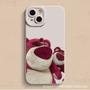 Dirty strawberry bear - antique white / universal for iphone x/xs