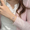 Peach bracelet + necklace