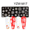 Yzw-m17 / 100*40mm blue film white background