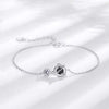 Fantasy planet bracelet silver