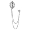 Silver white gemstone