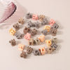 Milk coffee color mix - small pumpkin / 10 pcs in a box / box color random delivery