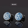 Silver spray cufflinks / default