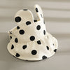 White black dots / one size fits all