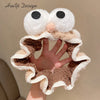 D013 big eyes hair band coffee color