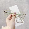 Transparent yellow frame (green feet) / blu-ray film