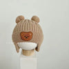 Children's bear ear protection-khaki