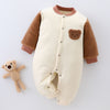 Bear quilted [thickened cold protection] / 66 yards [1-4 months]