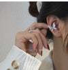Right butterfly ear clip