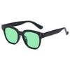 Black frame green film