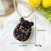 Epoxy bracket-love fat bear-black