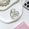Geometric love bracket-shards sweet-green