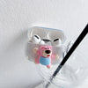 Earphone cover - contrasting color bear - transparent / airpods 3 generations