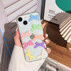 Transparent glue-color bow / iphone 7/8/se 2020