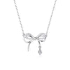 Bow necklace