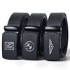 Set of silver standard buckle and strap / 130 cm