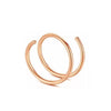 Vacuum rose gold plating / 6mm