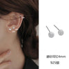 Frosted stud earrings 4mm