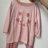 Modal air conditioning dress pink smiley face / 80cm