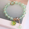 Sunflower burst bracelet【green】