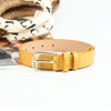 Silver buckle yellow