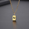 N-gold-necklace length 45cm