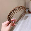Flocking khaki headband 1