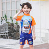 Short sleeve orange shark / m (3-4 years old)