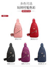 Diagonal zipper, style 1 / red 31*18cm