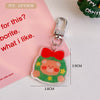 12# bear christmas wreath pendant / individual package
