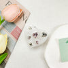 Epoxy bracket-pearl gemstone-white