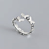Ancient silver / adjustable opening