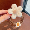 White flower headband