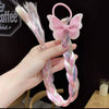 Pink butterfly [hair rope]