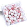 Pink / 8mm hole diameter about 1.5mm 50pcs/pack