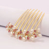 Pink pearl comb